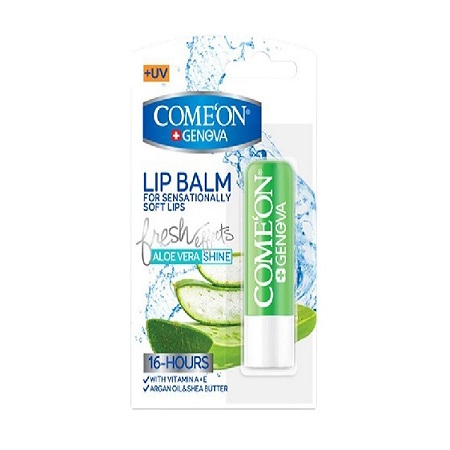 نرم و براق کننده لب کامان با عصاره آلوئه ورا